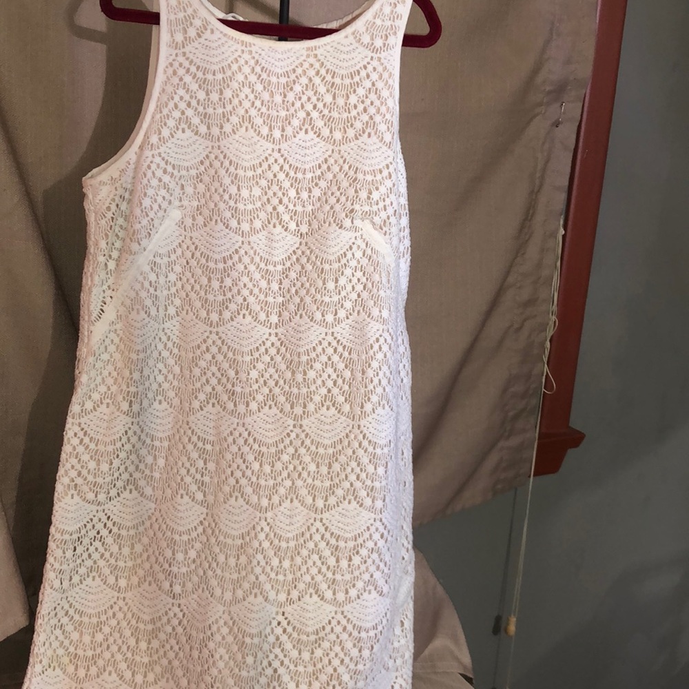 LOFT White Lace Sundress